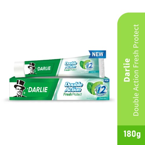 DARLIE Double Action Fresh Protect 180G -Oral Care ,Mint ,Fresh Mint, Toothpaste (牙膏)