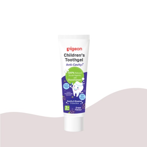 PIGEON Grape -Flavored Children's Anti-Cavity Toothgel 45g – Pigeon,Toothpaste, Kids Toothpaste