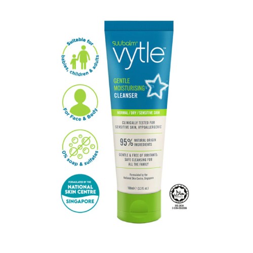 SUU BALM Vytle Gentle Moisturing Cleanser 100ml-Skincare , Cleanser (洗脸霜）