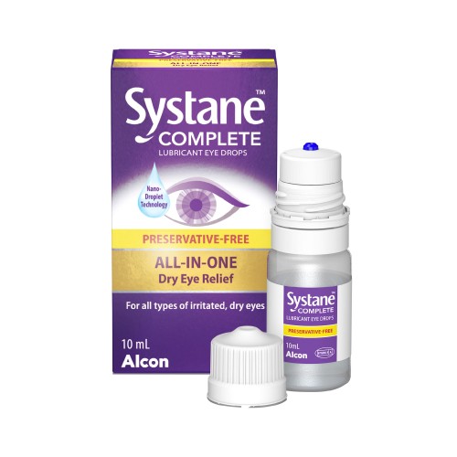 SYSTANE Complete Preservative Free Eye Drops 10ml for Eye, Dry Eye, Lubricant Eye Drop, Systane Eye Drop, 眼药水