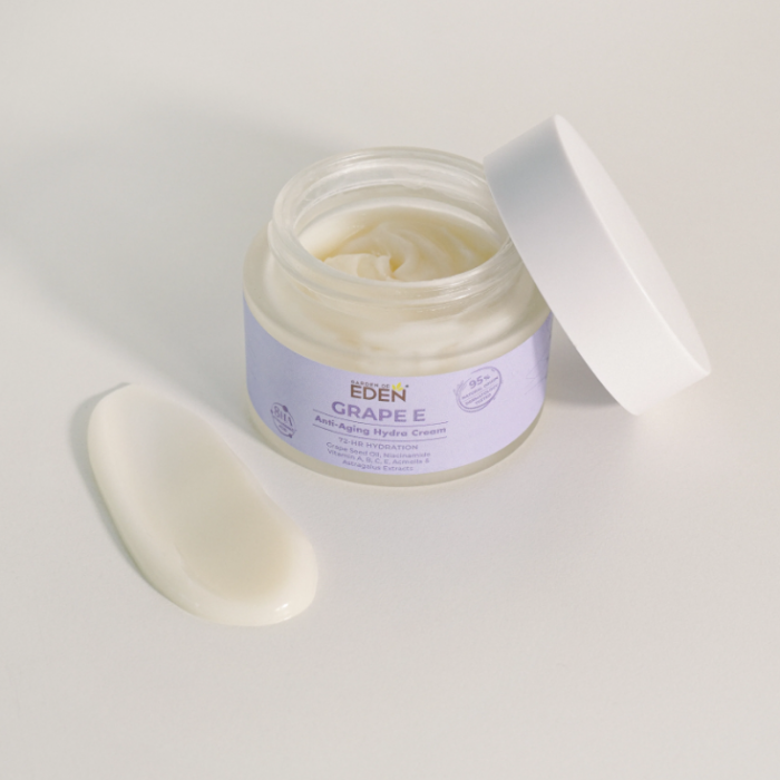 GARDEN OF CREAM Grape E Anti Aging Hydra Cream 50g with Niacinamide,Vitamin E, Vitamin E Cream, Wrinkle Cream