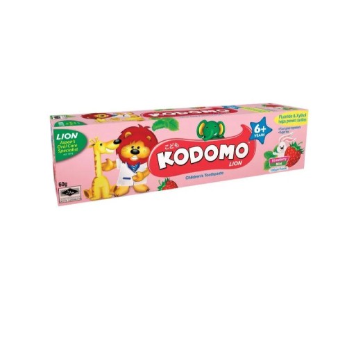 KODOMO LION Toothpaste Strawberry Mint Toothpaste Strawberry Mint 80g  for 6 Years& Above - Toothpaste, Oral Care (牙膏）