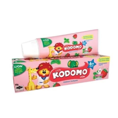 KODOMO LION Toothpaste Strawberry Mint Toothpaste Strawberry Mint 80g  for 6 Years& Above - Toothpaste, Oral Care (牙膏）