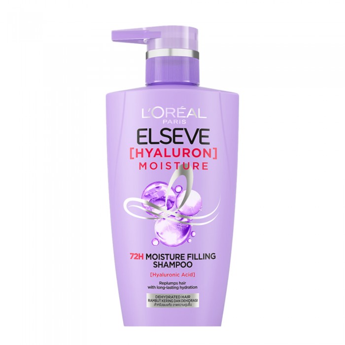 Loreal Elseve Shampoo 410ml - Hyaluron Hair Shampoo with Hyaluronic Acid, Loreal Shampoo, 洗发水