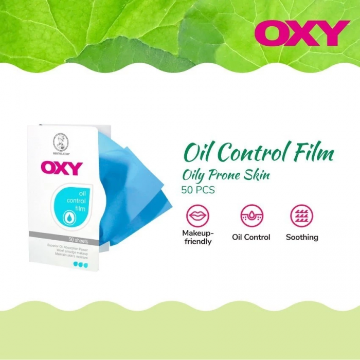 OXY Oil Control Film 50's for Oily Face, Muka Berminyak, Tisu Muka Berminyak, Oily Face Tissue