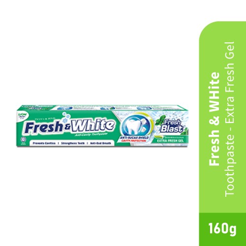 FRESH & WHITE Gel Toothpaste 160g- Toothpaste , Fresh N White Toothpaste (牙膏)