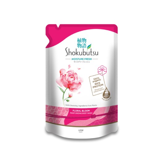 SHOKUBUTSU Floral Bloom Shower Foam 800g - Shokubutsu , Body Wash ( 沐浴露）