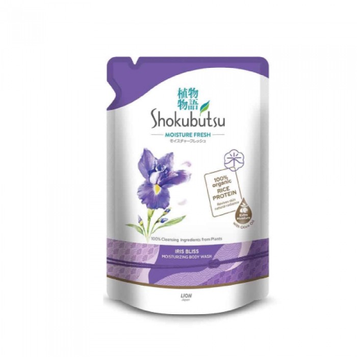 SHOKUBUTSU Iris Bliss Shower Foam 800g - Shokubutsu , Body Wash ( 沐浴露）