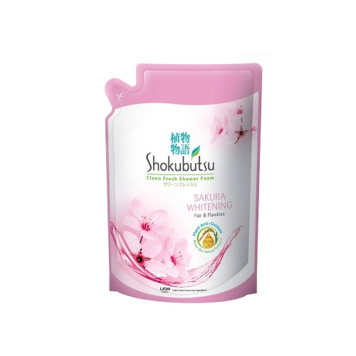 SHOKUBUTSU Sakura Whitening Shower Foam 800g - Shokubutsu , Body Wash ( 沐浴露）