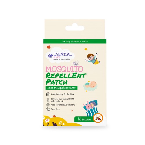 ESENTIAL Mosquito Repellent Patch 12's for Anti Mosquito, Mosquito Repellant, Mosquito Patch, Ubat Nyamuk, 防蚊