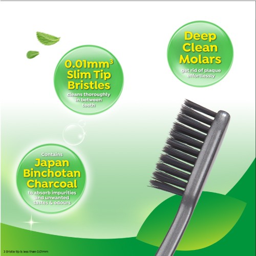 DARLIE Soft Clean Charcoal (T27) - Value Pack 5U Darlie Toothbrush, Berus Gigi, Tooth Brush, Brush Teeth, 牙刷