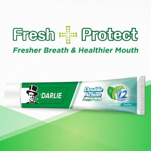 DARLIE Fresh Protect 180g X 2's (Promo Pack) Darlie Toothpaste, Ubat Gigi, Toothpaste, Pemutih Gigi, 牙膏