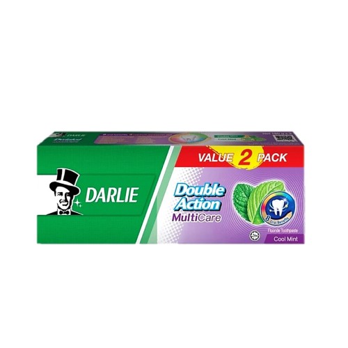 DARLIE Base Multicare 180g X 2's (Promo Pack) Darlie Toothpaste, Ubat Gigi, Toothpaste, Pemutih Gigi, 牙膏