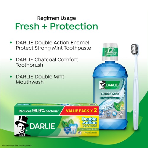 DARLIE Base Enamel 200g X 2's (Promo Pack) Darlie Toothpaste, Ubat Gigi, Toothpaste, Pemutih Gigi, 牙膏