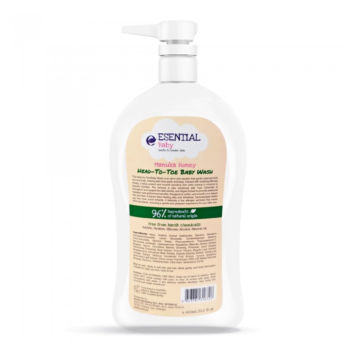 ESENTIAL BABY Head-To-Toe Baby Wash 600ml - Body Wash , Head To Toe Baby Wash , 沐浴露