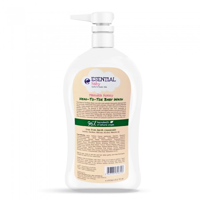 ESENTIAL Head-To-Toe Baby Wash 600ml - Body Wash,沐浴露