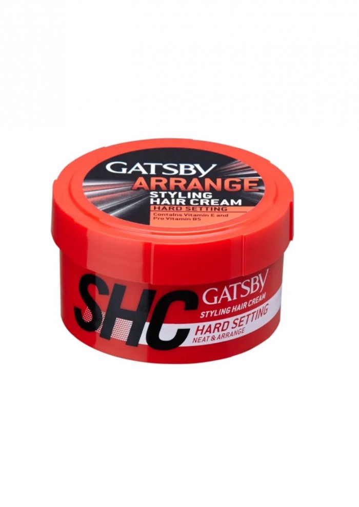 GATSBY Styling Hair Cream Hard Setting 250g- Hair Cream, Hair Styling, 发膏