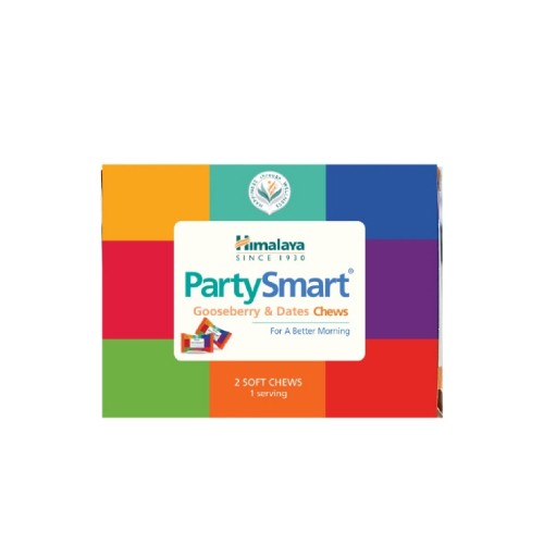 HIMALAYA Party Smart Gooseberry & Dates Chew 10's - Supplement, Well Being , Health Supplement