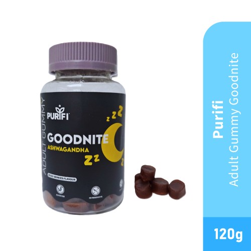 PURIFI Adult Gummy Coodnite 120g- Supplement, Well Being, Health Supplement