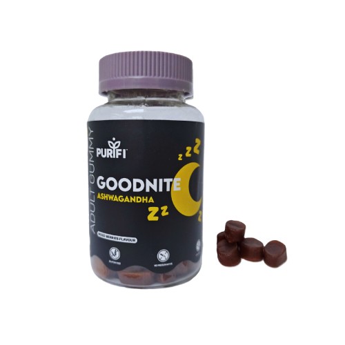 PURIFI Adult Gummy Coodnite 120g- Supplement, Well Being, Health Supplement