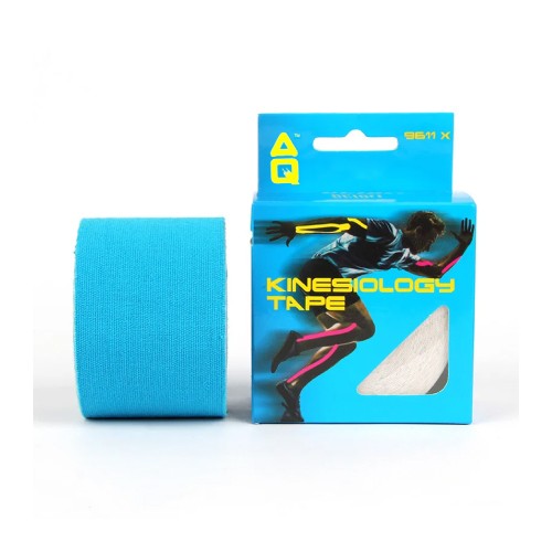 AQ SUPPORT Kinesiology Tape Blue 5cm x500cm - Sport, Fitness Equipment , 运动胶带