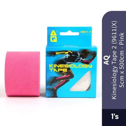 AQ SUPPORT Kinesiology Tape Pink 5cm x500cm - Sport, Fitness Equipment , 运动胶带