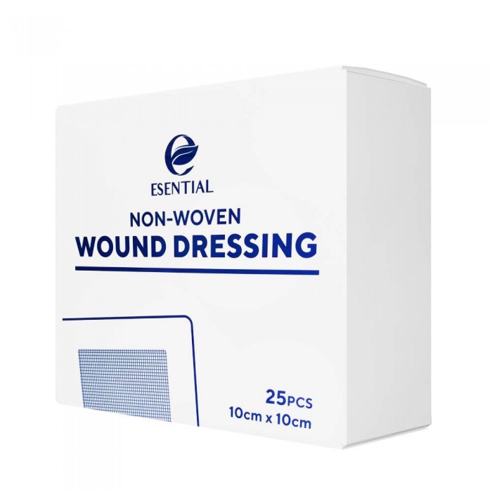 ESENTIAL Non-Woven Wound Dressing 10cmx10cm with 25's -Medical Supplies, Wound Dressing , Absorbent Pad