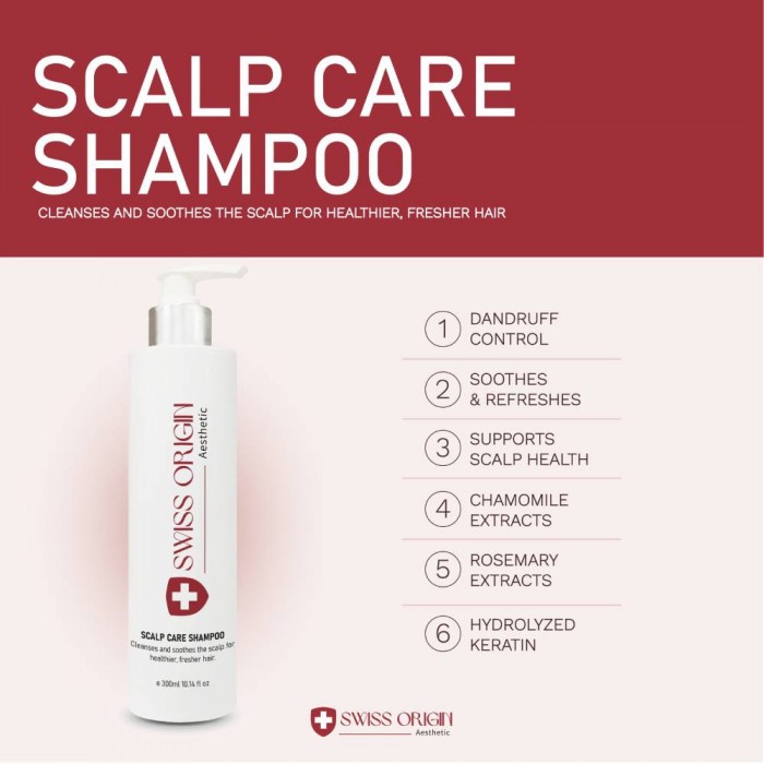 SWISS Origin Scalp Care Shampoo 300ml-Hair Care, Shampoo, 洗发水