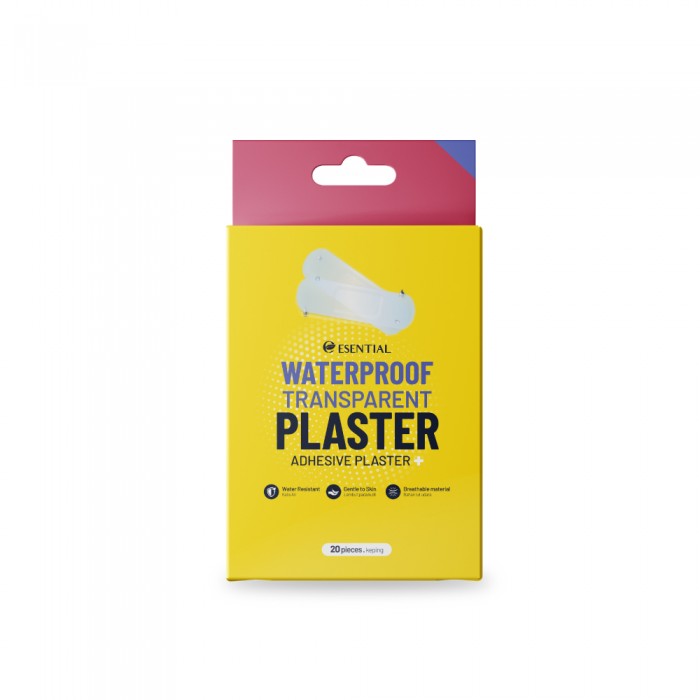 ESENTIAL Waterproof Transparent Plaster 20's - Medical Supplies, Plasters,胶布