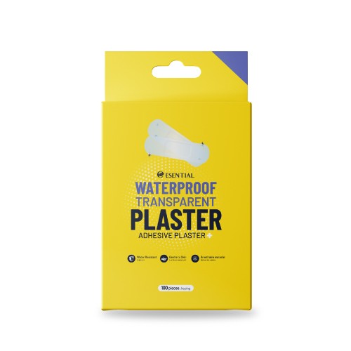 ESENTIAL Waterproof Transparent Plaster 100's - Medical Supplies, Plasters,胶布