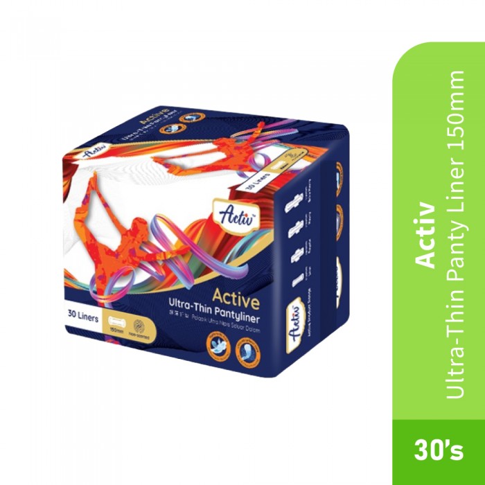 ACTIV Ultra-thin Panty Liner 150mm with 30's- Personal Care, Panty Liner, Feminine Care