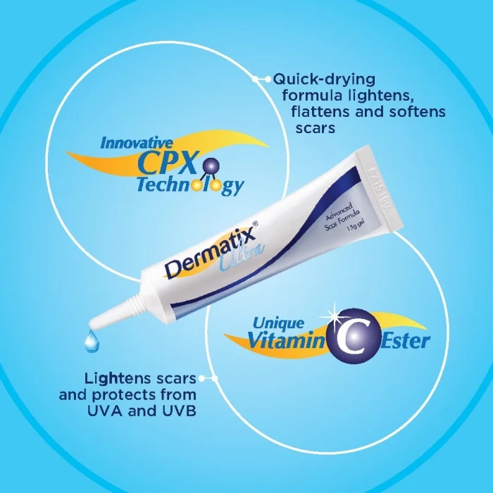 DERMATIX Ultra Gel 15g -Skin Care, Scar Gel, Gel