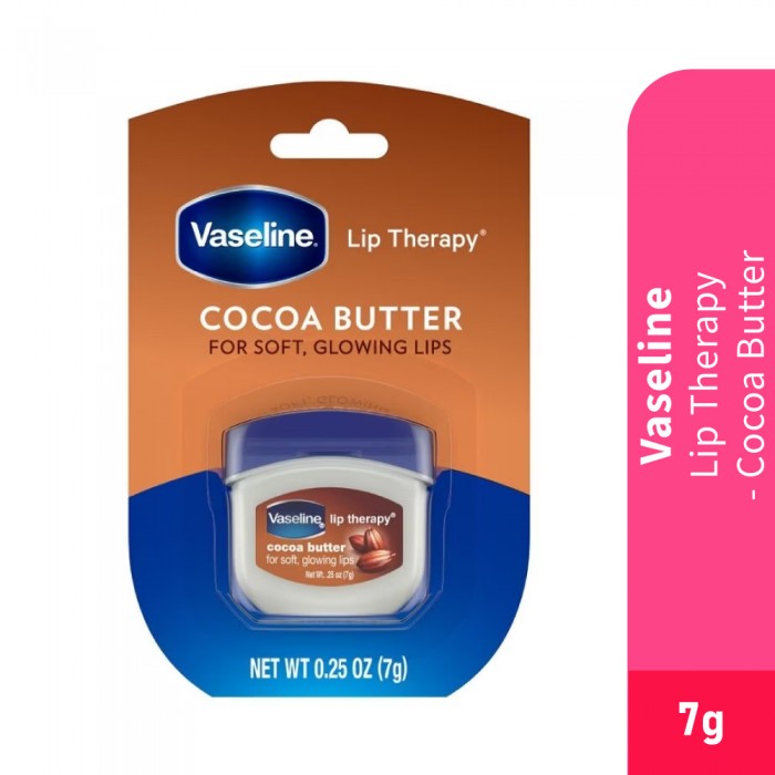 VASELINE Lip Therapy Cocoa Butter 7g-Health Care, Lip , Lip Balm