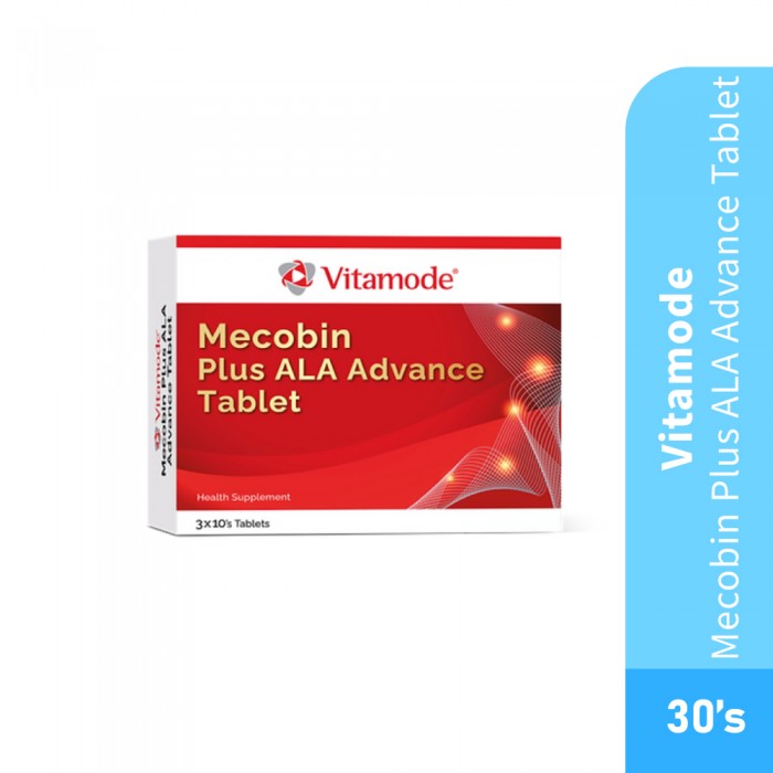 VITAMODE Mecobin Plus Ala Tablets 30's-Health Care, Supplement , Well Being