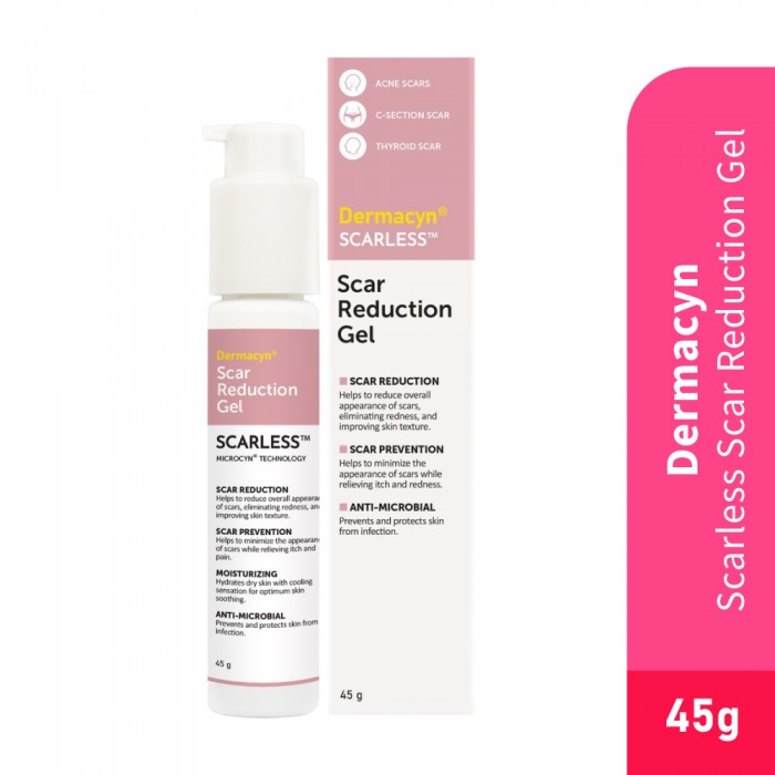 DERMACYN Scarless Scar Reduction Gel 45g -Skin Care, Gel, Scar Gel