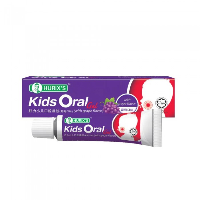 HURIX'S Kid Oral Gel With Grape Flavour 6g- Health Care, Oral Care, Gel