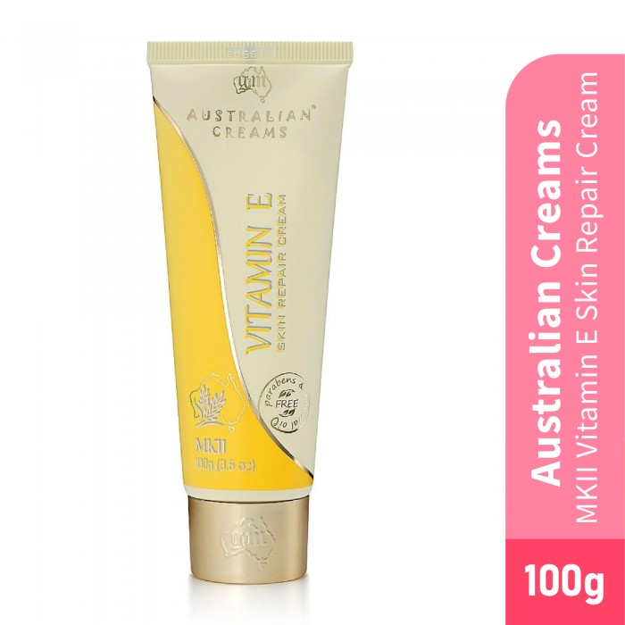 AUSTRALIAN CREAM MK IIVitamin E Skin Repair Cream 100g for Dry Skin, Stretch Mark Cream, Mosturizer