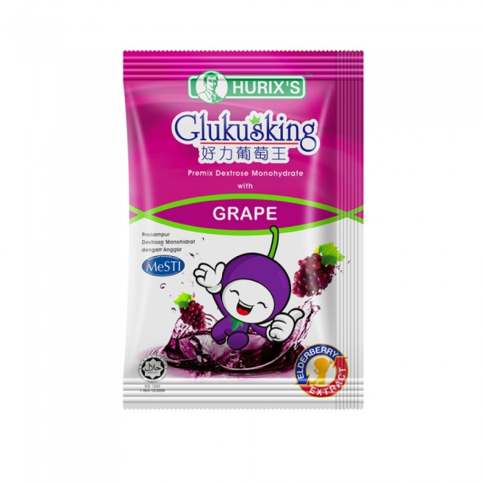 HURIX'S Glukusing Grape Vitamic C 30g With 1's- Juice Powder, Health Care