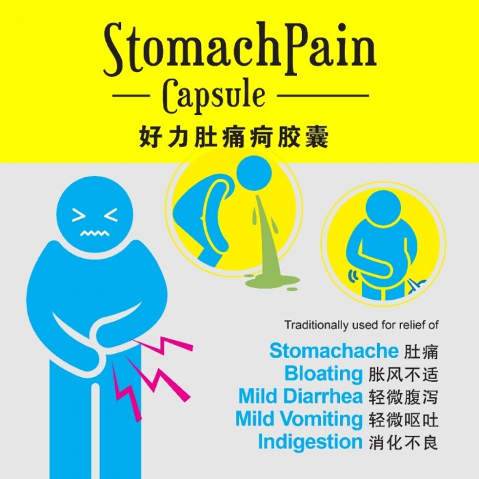 HURIX'S Stomach Pain Capsule 6's- Health Care, Medicine, Capsule