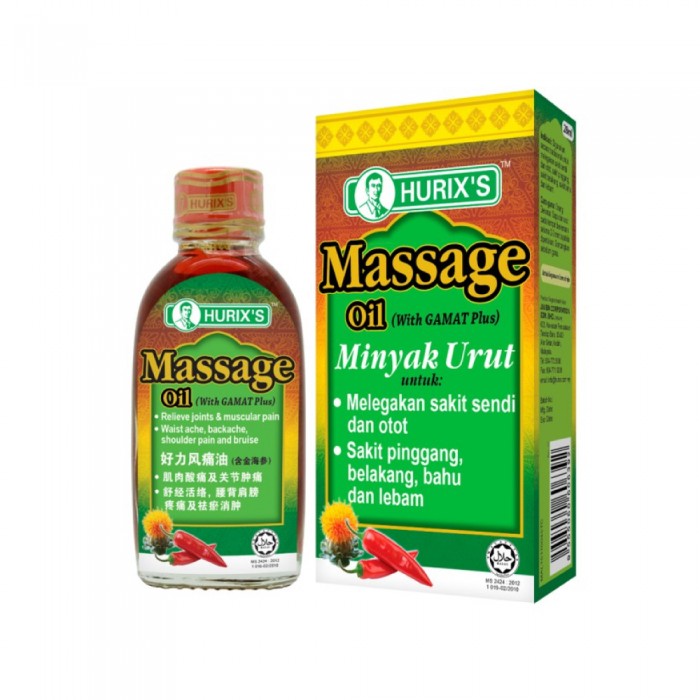 HURIX'S Massage Oil With Gamat Plus 28ml-Massage Oil, Skin Care, Oil