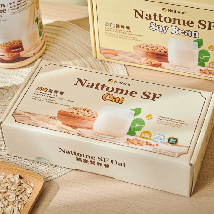 NATTOME SF Oat Flavour 15’s- Food Supplement, Oat, 燕麦