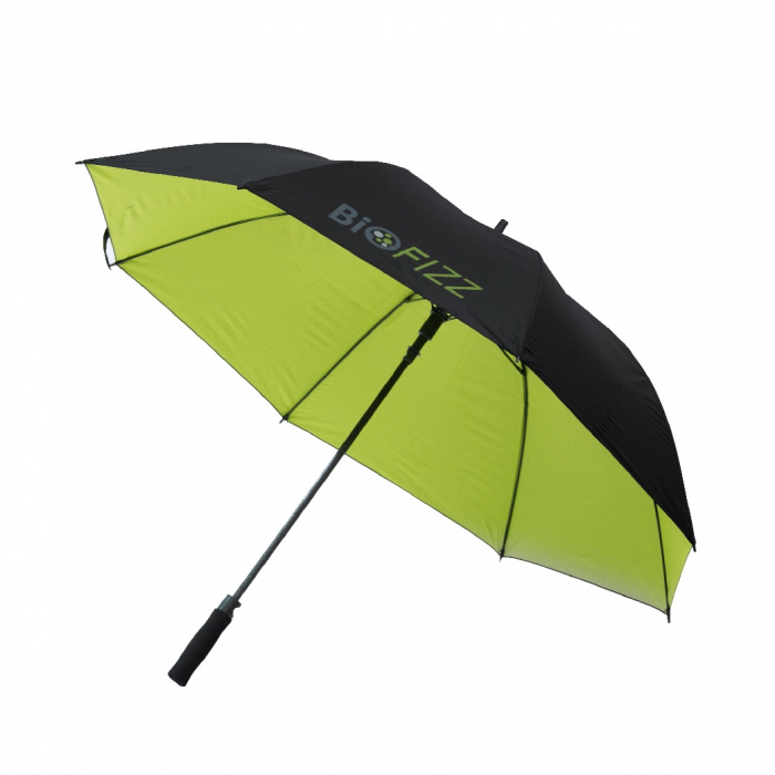 BIOFIZZ Umbrella 1's - Black and Lime Green with Biofizz Logo