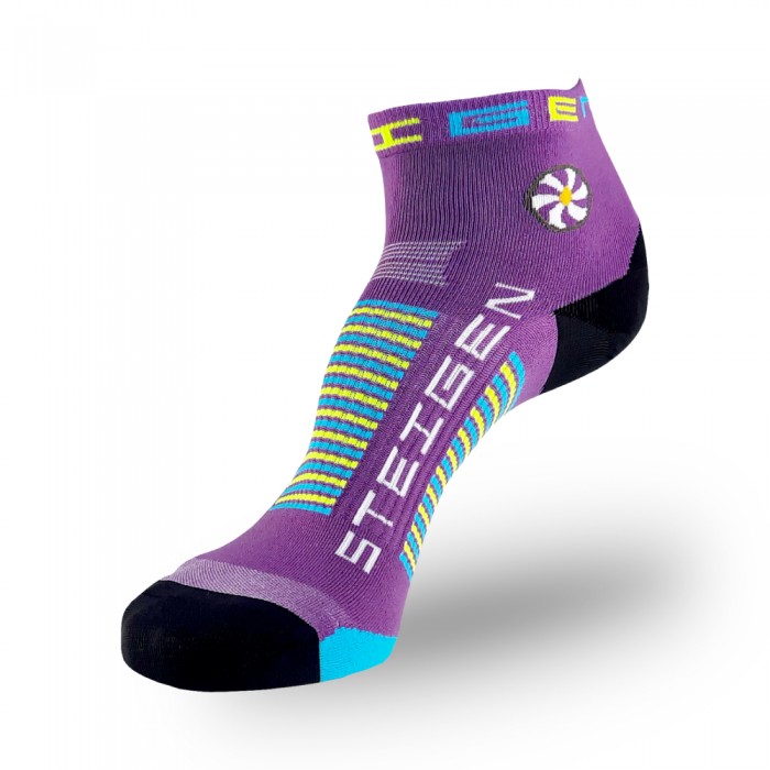 Steigen Zero Length Socks, Running Socks, Sport Socks as Free Size Stocking (Stoking) (运动袜子) - Bubblegum Purple