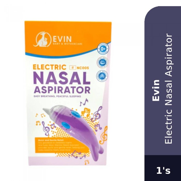 EVIN Electric Nasal Aspirator - Nasal Care, Nasal Aspirator, BPA Free