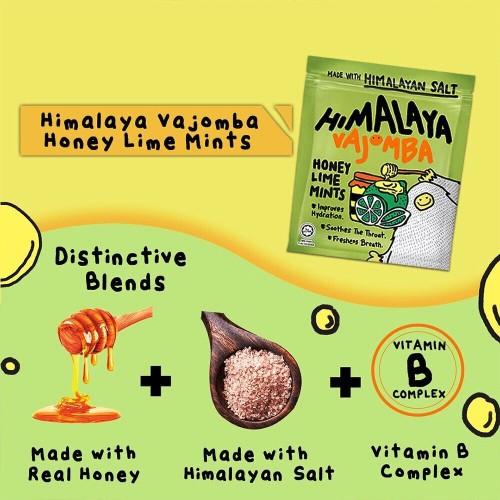 TIMO Brefwell Himalayan Salt Drops Honey Lime 15g With 6's- Snack, Candies, Honey Lime