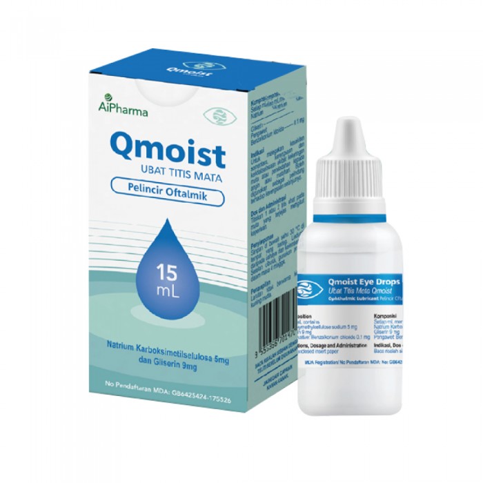 AIPHARMA Qmoist Eye Drops 15ml- Eye Drop, Eye Care, 眼药水