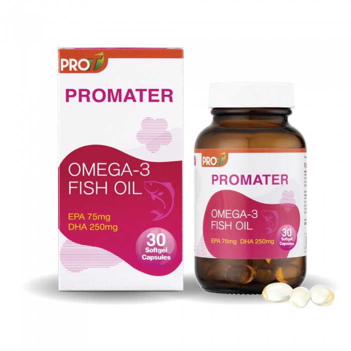 PROT Promater Softgel Capsule 30's - Capsule , Omega 3, Softgel