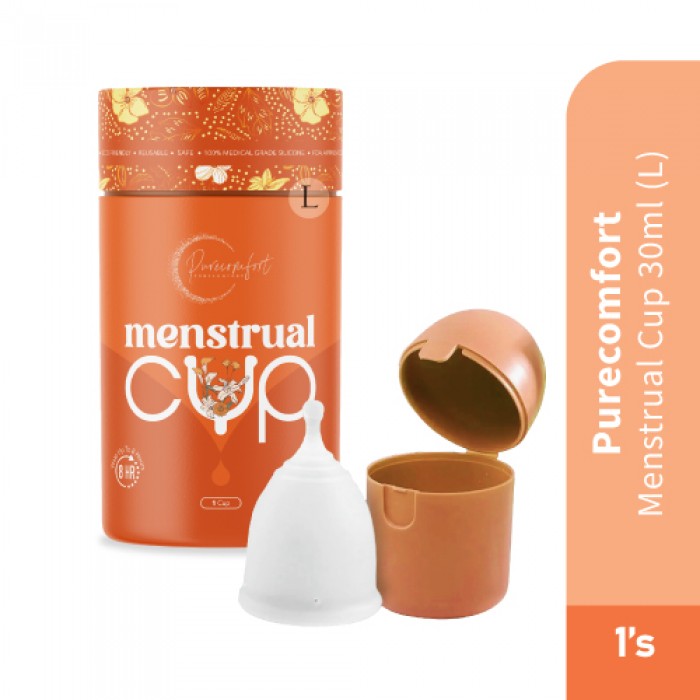 PURE COMFORT Menstrual Cup 30 ml With L -Feminine, Menstrual Cup , 月经杯