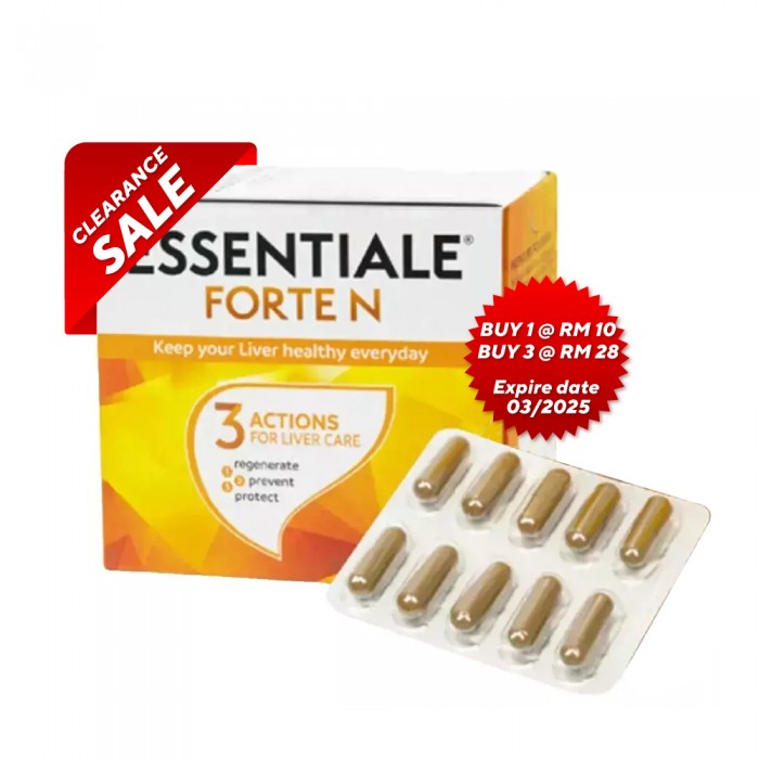 ESSENTIALE Forte N 10's for Liver Supplement, Support Liver Health, Liver Detox  (Exp 03/2025)