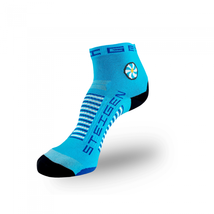 STEIGEN 1/4 Length Socks, Running Socks, Sport Socks as Free Size Stocking (Stoking) (运动袜子) - Breezy Blue